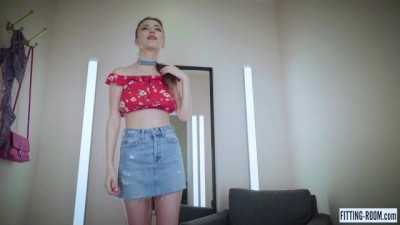Steamy Fitting Room Solo: First Public Masturbation Adventure!