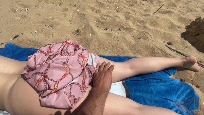Beachside Massage Turns into Wild Fuck and Cumshot