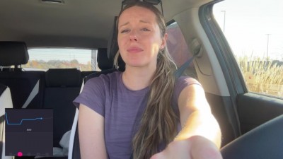Intense Workout and Naughty Drive-Thru Adventure: Stairmaster Climax!