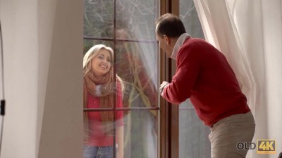OLD4K: Petite Tease Gets Her Holes Ravaged by Mature Man