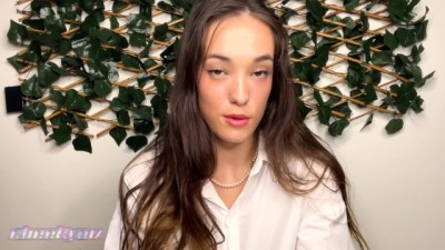 Naughty JOI Experience with a Seductive Brunette Therapist