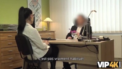 Naughty Secretary Spreads Legs for Office Fun