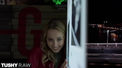 Tiny Blonde's Tight Ass Gets Fucked Hard