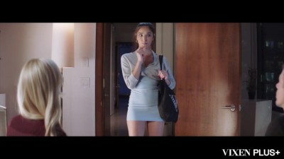 Deeper Desires: Stunning Brunette Gets Double Teamed in Threesome Action