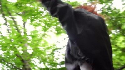 Naughty Waterfall Adventure: Steamy Blowjob in Public