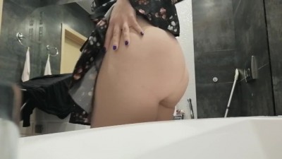 Spontaneous Bathroom Jack-Off: Unfiltered Pleasure